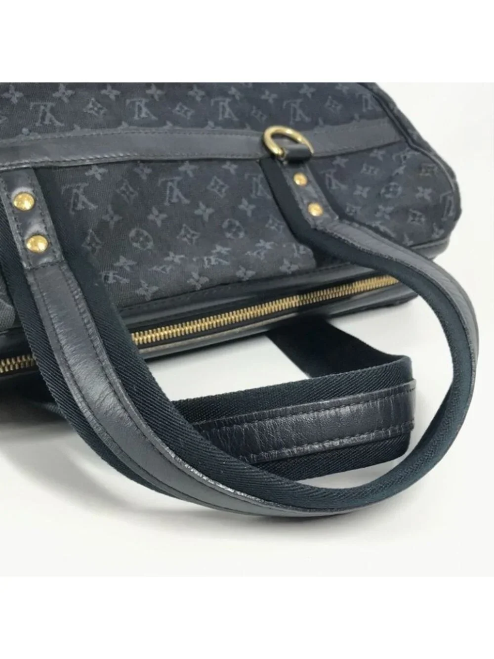 Louis Vuitton Boston Bag e Monogram Mini Canvas Blue - Picture 5 of 9
